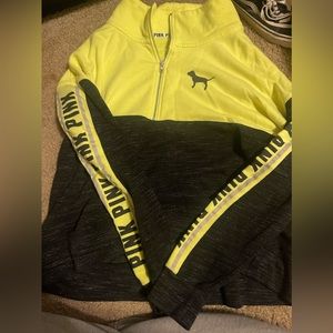 Pink half zip